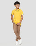 Nevada Wangki Lacoste Solid Kaos Polo Anak Laki-Laki