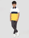 Nevada Wangki Lacoste Big Stripe Kaos Polo Anak Laki-Laki