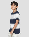 Nevada Yarndyed Stripe Kaos Anak Laki-laki