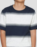 Nevada Yarndyed Stripe Kaos Anak Laki-laki