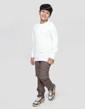 Nevada Long Sleeve T-Shirt Henley Solid Textured Waffle