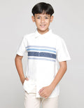 Nevada Linen Slub Stripe Kemeja Anak Laki-laki