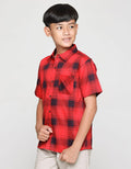 Nevada Check Pique Boys Shirt