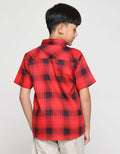 Nevada Check Pique Boys Shirt