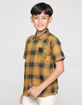 Nevada Pique Check Kemeja Anak Laki-laki