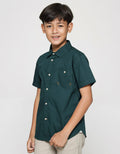Nevada Short Sleeve Shirt Poplin Vision Solid