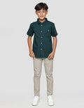 Nevada Short Sleeve Shirt Poplin Vision Solid