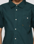 Nevada Short Sleeve Shirt Poplin Vision Solid