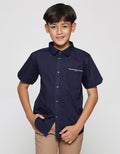 Nevada Short Sleeve Shirt Poplin Vision Solid