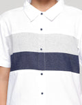 Nevada Oxford Color Block Boys Shirt