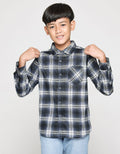 Nevada Long Sleeve Shirt Pique Print Check