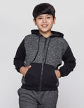 Nevada Jacket Knit Hoodie Textured Melange Solid