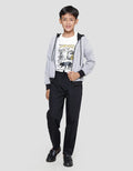 Nevada Texture Hoodie Jaket Anak Laki-laki