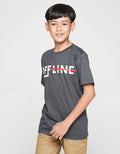 Nevada Wording Print Kaos Anak Laki-laki