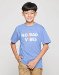 Nevada Wording No Bad Vibes Kaos Anak Laki-laki