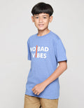 Nevada Wording No Bad Vibes Kaos Anak Laki-laki