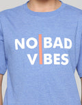 Nevada Wording No Bad Vibes Kaos Anak Laki-laki