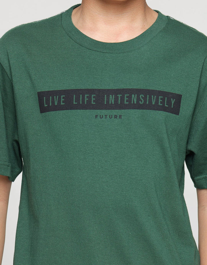 Nevada Short Sleeve T-Shirt Print Live Life Intensively