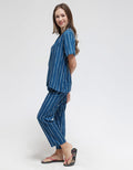 St. Yves Short Sleeve Pyjama Pants Solid Line