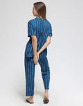 St. Yves Short Sleeve Pyjama Pants Solid Line