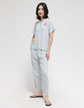 Nevada Short Sleeve Pyjama Pants Little Gingham