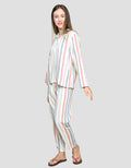Nevada Long Sleeve Pajama Pants Stripe