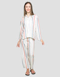 Nevada Long Sleeve Pajama Pants Stripe