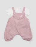 Pipiniko Overall Short Print Heart Cord