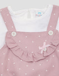 Pipiniko Overall Short Print Heart Cord