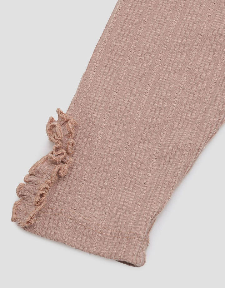 Pipiniko Legging Tekstur Detail Ruffle