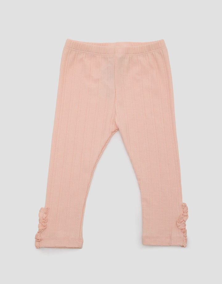 Pipiniko Legging Tekstur And Ruffle
