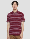 Gabs Stripe Print Kemeja Pria