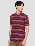 Gabs Stripe Print Kemeja Pria