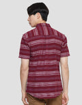 Gabs Stripe Print Kemeja Pria