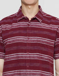 Gabs Stripe Print Kemeja Pria