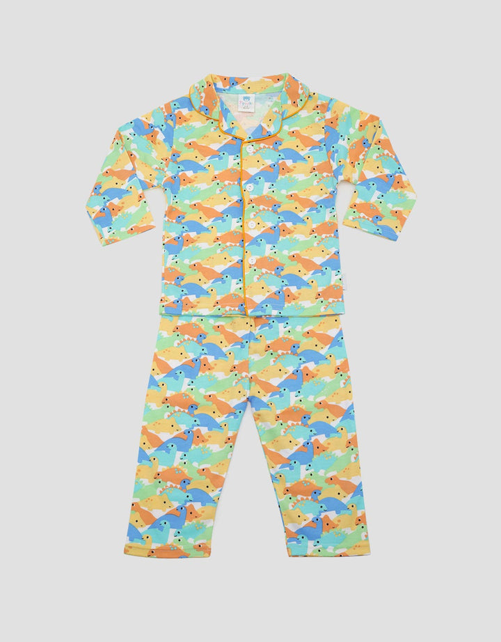 Pipiniko Piyama Kerah Boys Fp Dino Camo