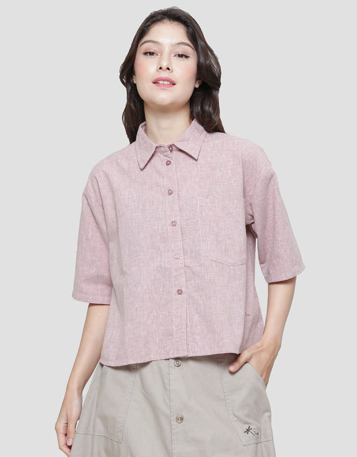 Triset Small Print Look Casual Blouse for Women