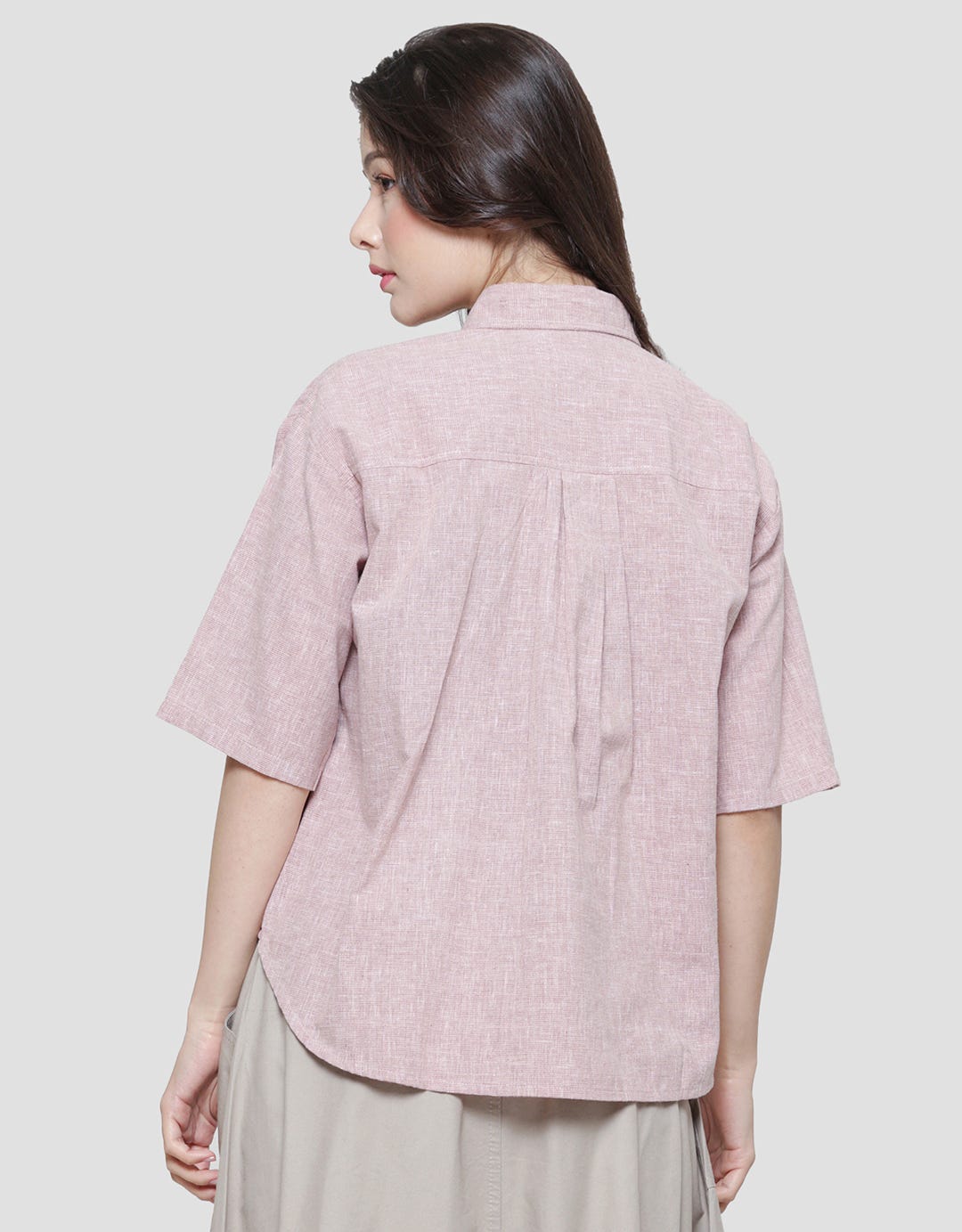Triset Small Print Look Casual Blouse for Women