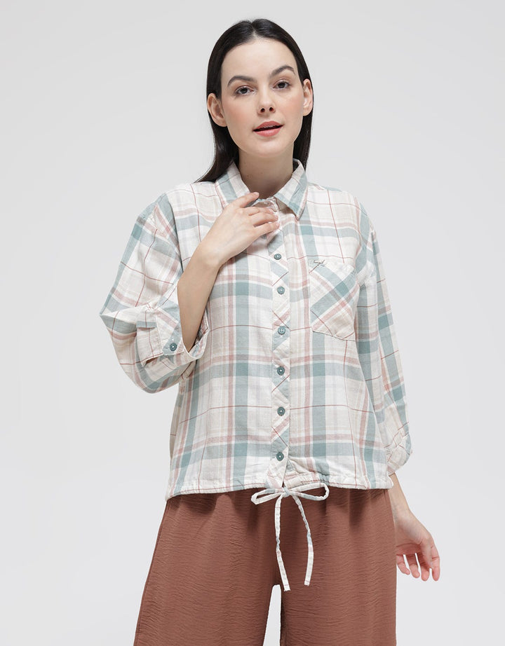Triset Check Blouse