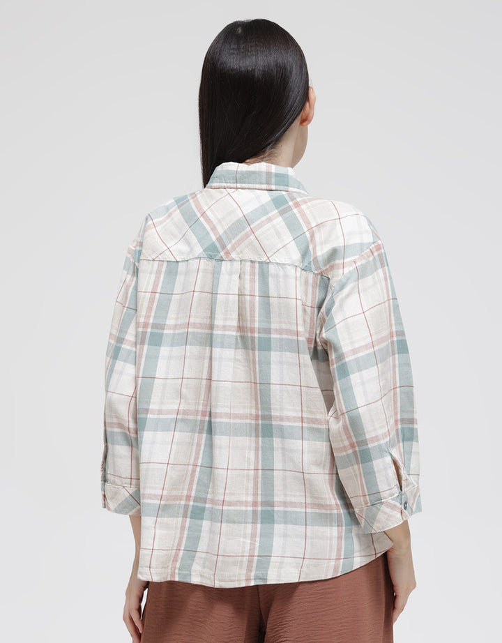 Triset Check Blouse