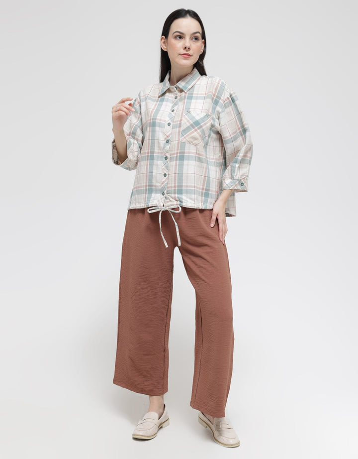 Triset Check Blouse