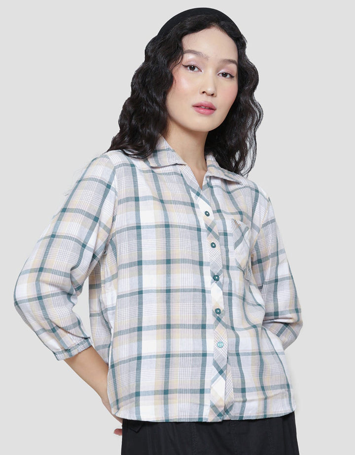 Triset Ladies Pocket Blouse Wanita