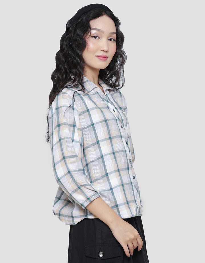 Triset Ladies Pocket Blouse Wanita