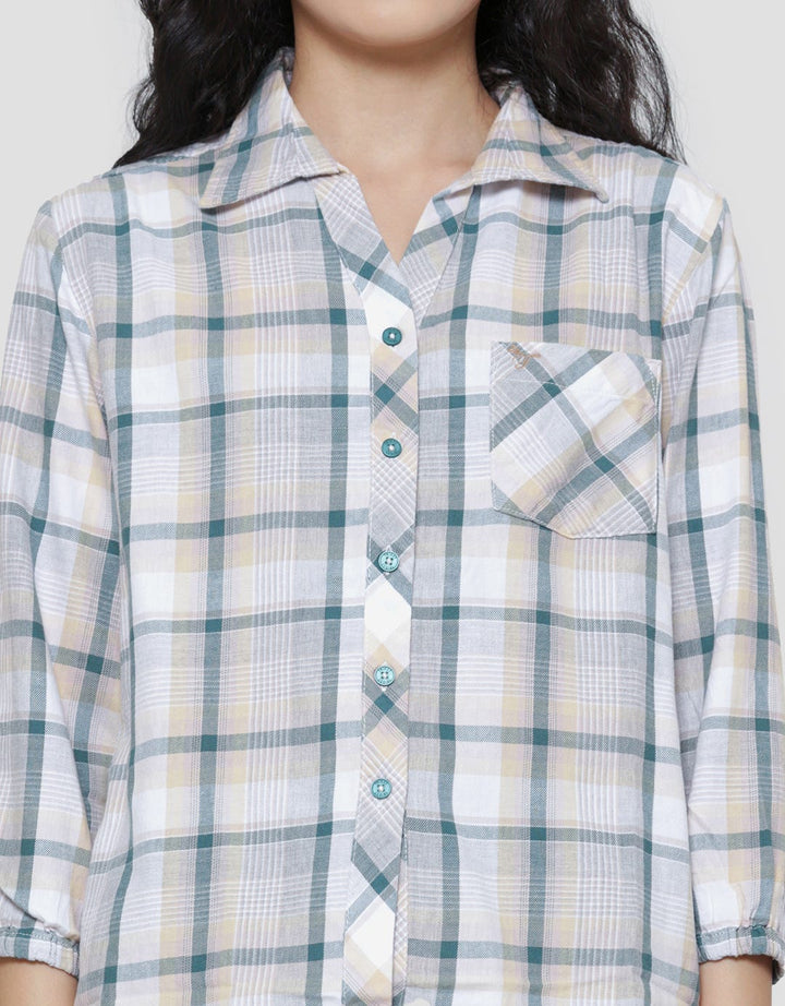 Triset Ladies Pocket Blouse Wanita