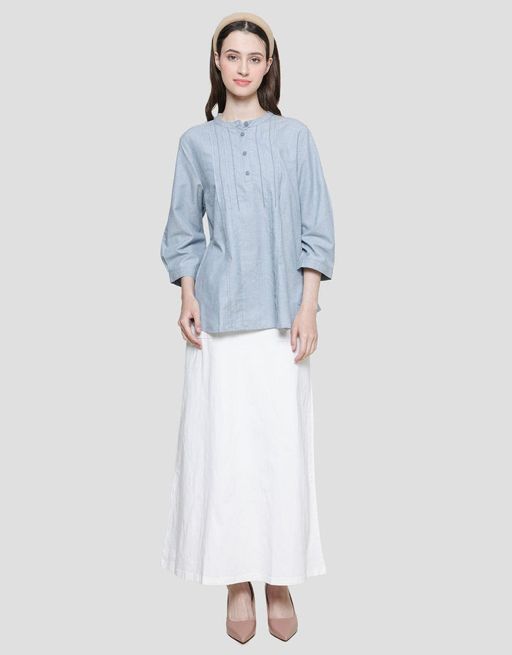 Triset Ladies Front Button Blouse for Women
