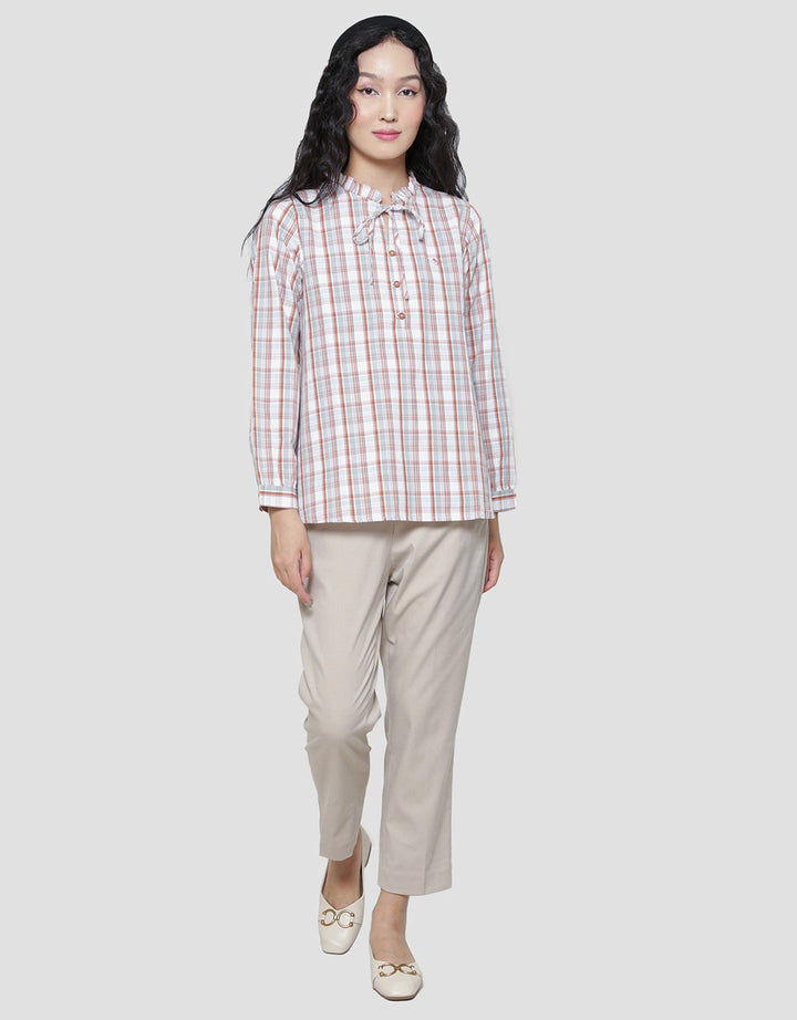 Triset Ladies Full Print Blouse Wanita