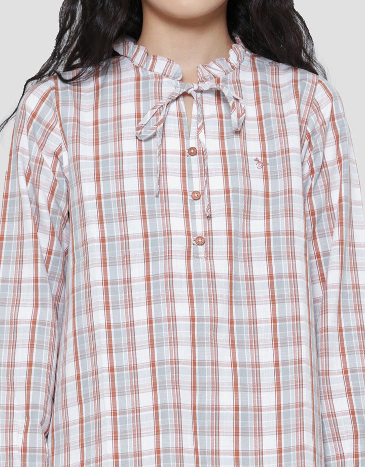 Triset Ladies Full Print Blouse Wanita