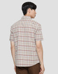Watchout Casual Plaid Print One Pocket Men's Shirt