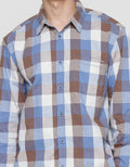 Watchout! Casual Long Sleeves Shirt Medium Plaid