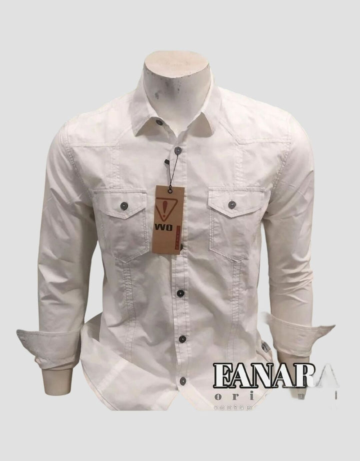 Watchout Jeans Plain Style Men's Shirt